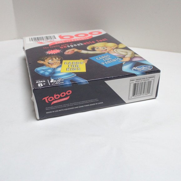 Taboo Kids vs Parents Ages 8+ by Hasbro Gaming in Sealed Unopened Package - Picture 6 of 11
